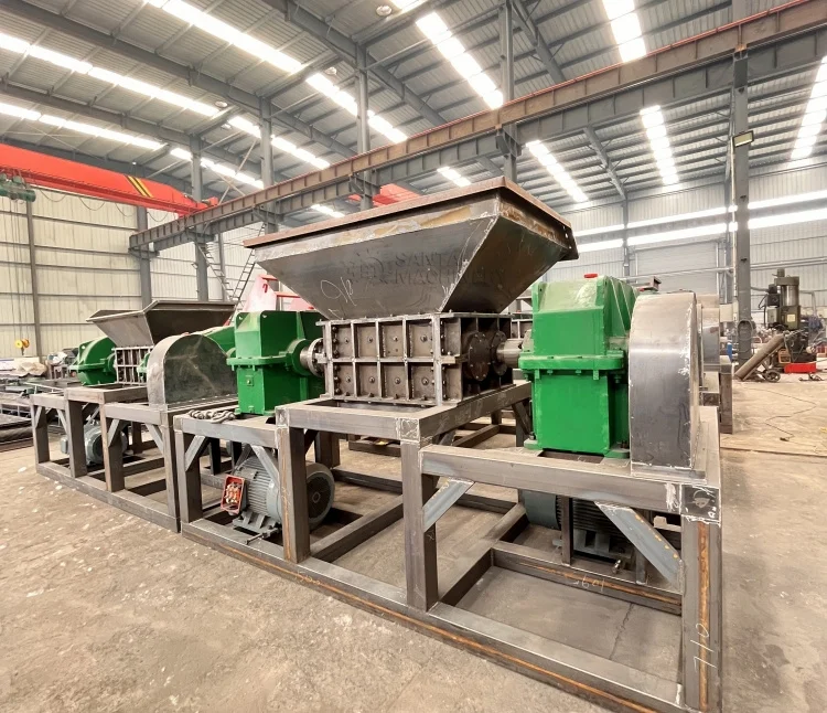 Solid Waste Shredder Can Be Customized Scrap Metal Blade Sharp Double Shaft Shredder