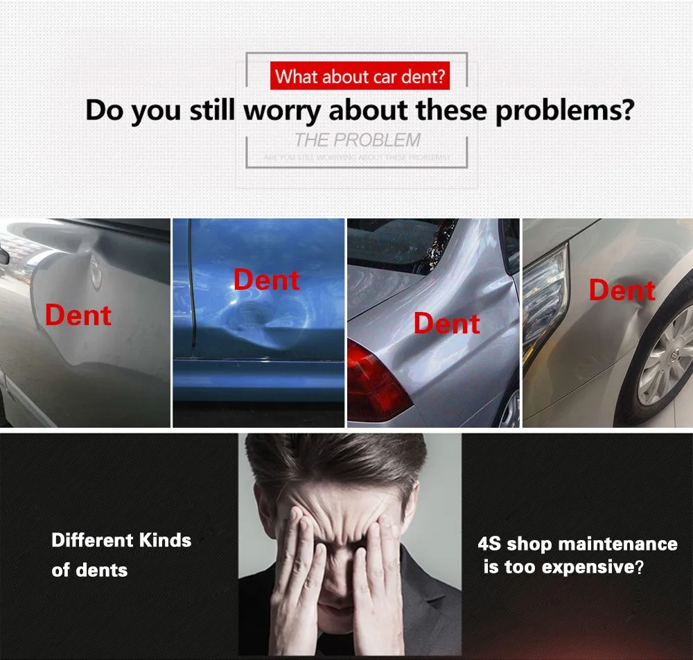 Professional Dent lifter/Auto Body Dent Repair Puller Kit Set