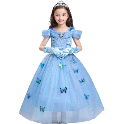 Halloween Costume Girls Princess Dress Birthday Party Clothing for Children Kids Role Snow White Girls Fancy Dress