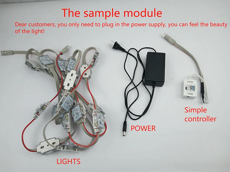 DC48V Point Lights Aluminum Track Rgb Led Strip Pixel Led Light permanent christmas light outdoor