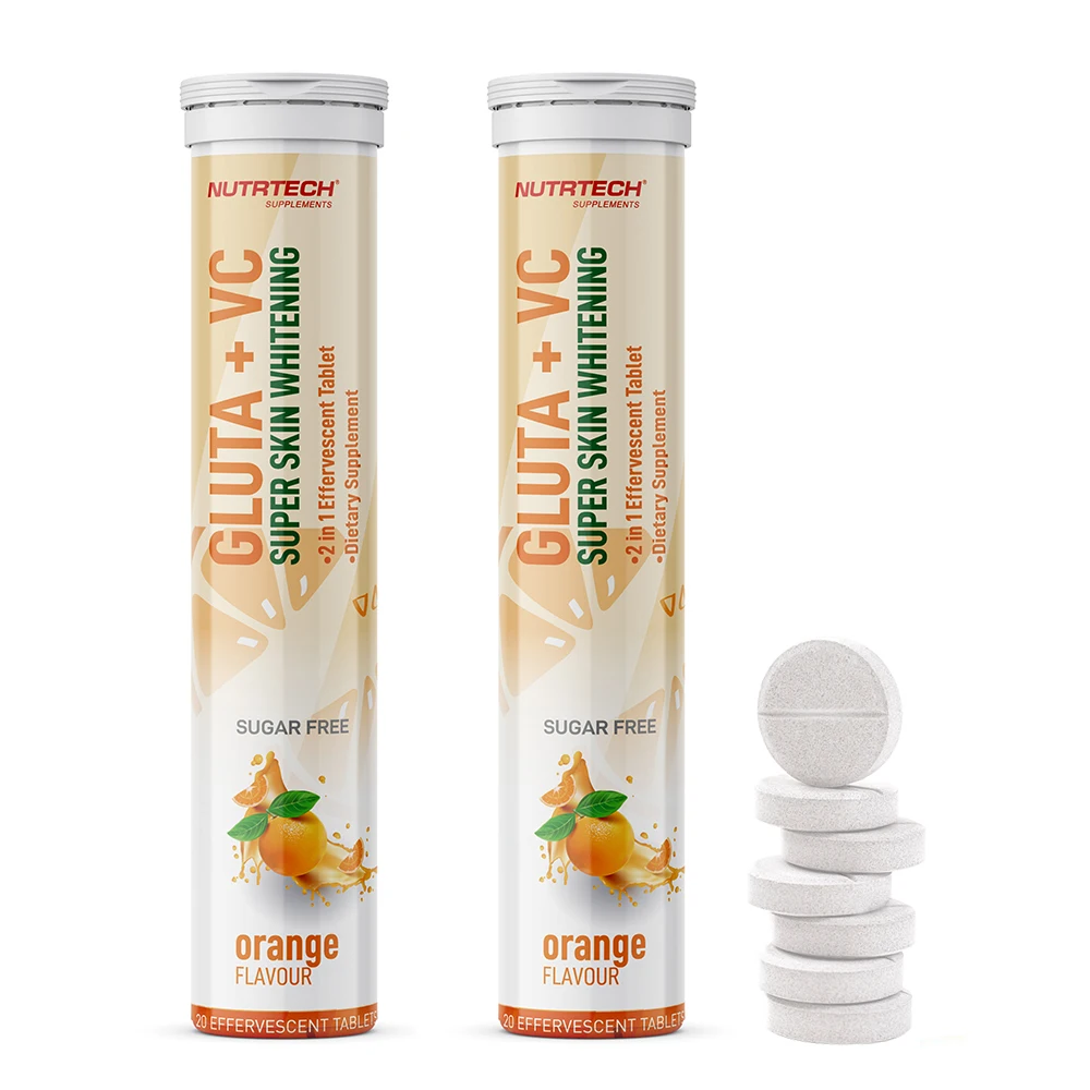 OEM Skin Care Supplement Whitening Supplement L- Glutathione Vitamin C Effervescent Tablets Glutathione