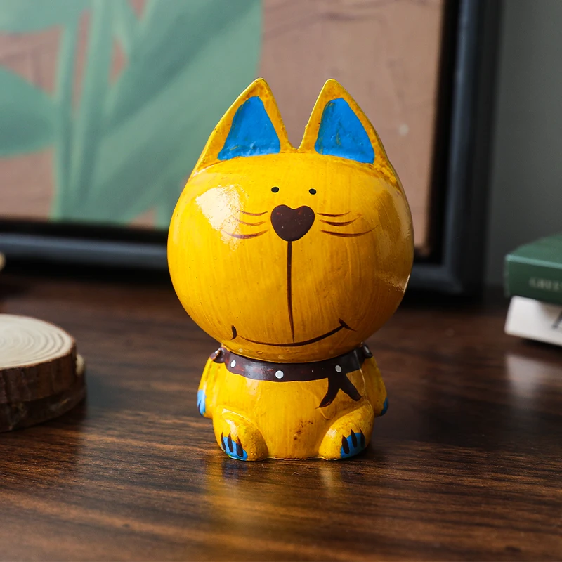 Nordic Inspired Garfield Wooden Decor - Brighten Your Living and Dining Spaces with Cute Cartoon Charm