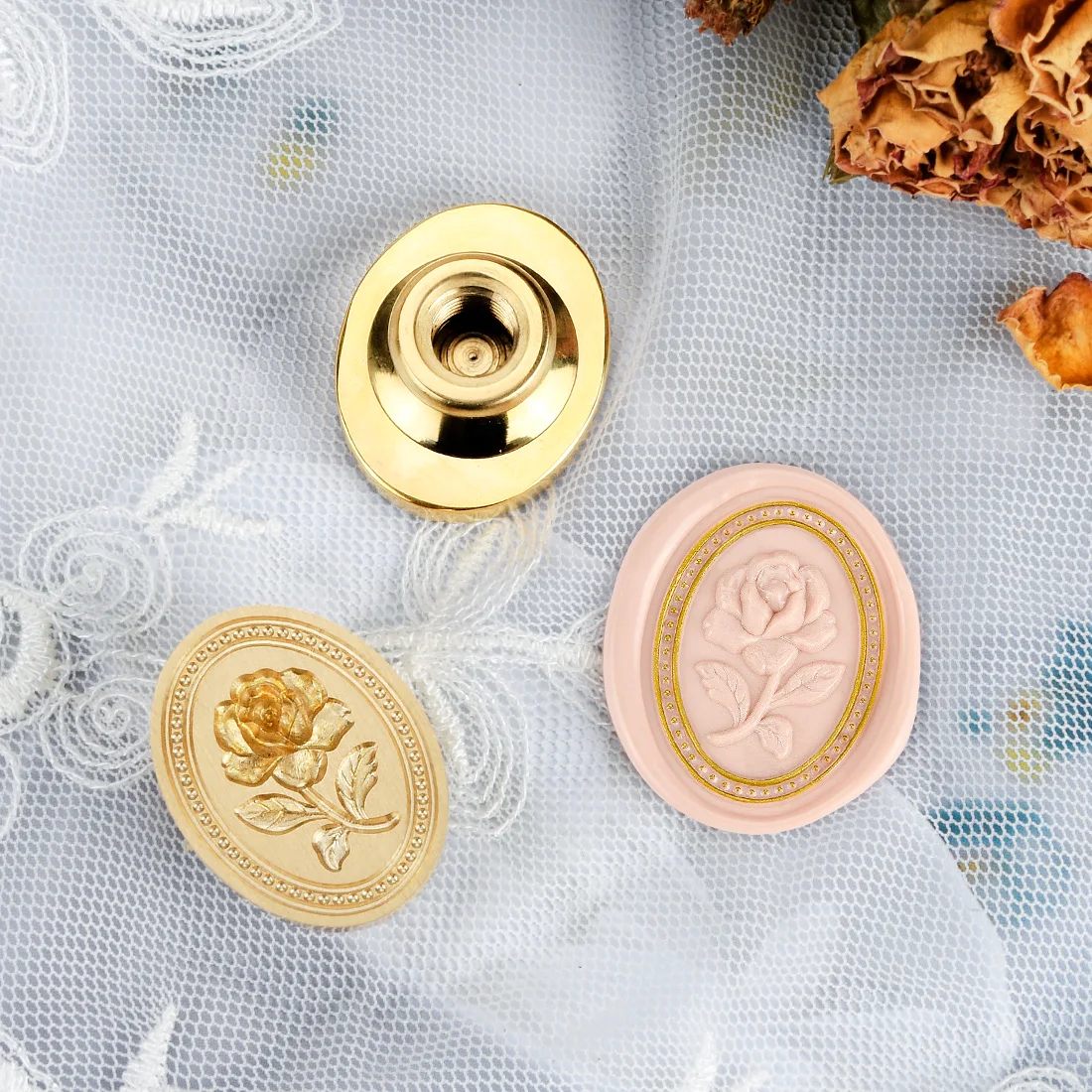 Hot Sale Customized Personalized Logo Wax Seal Stamp Kits For Office Use