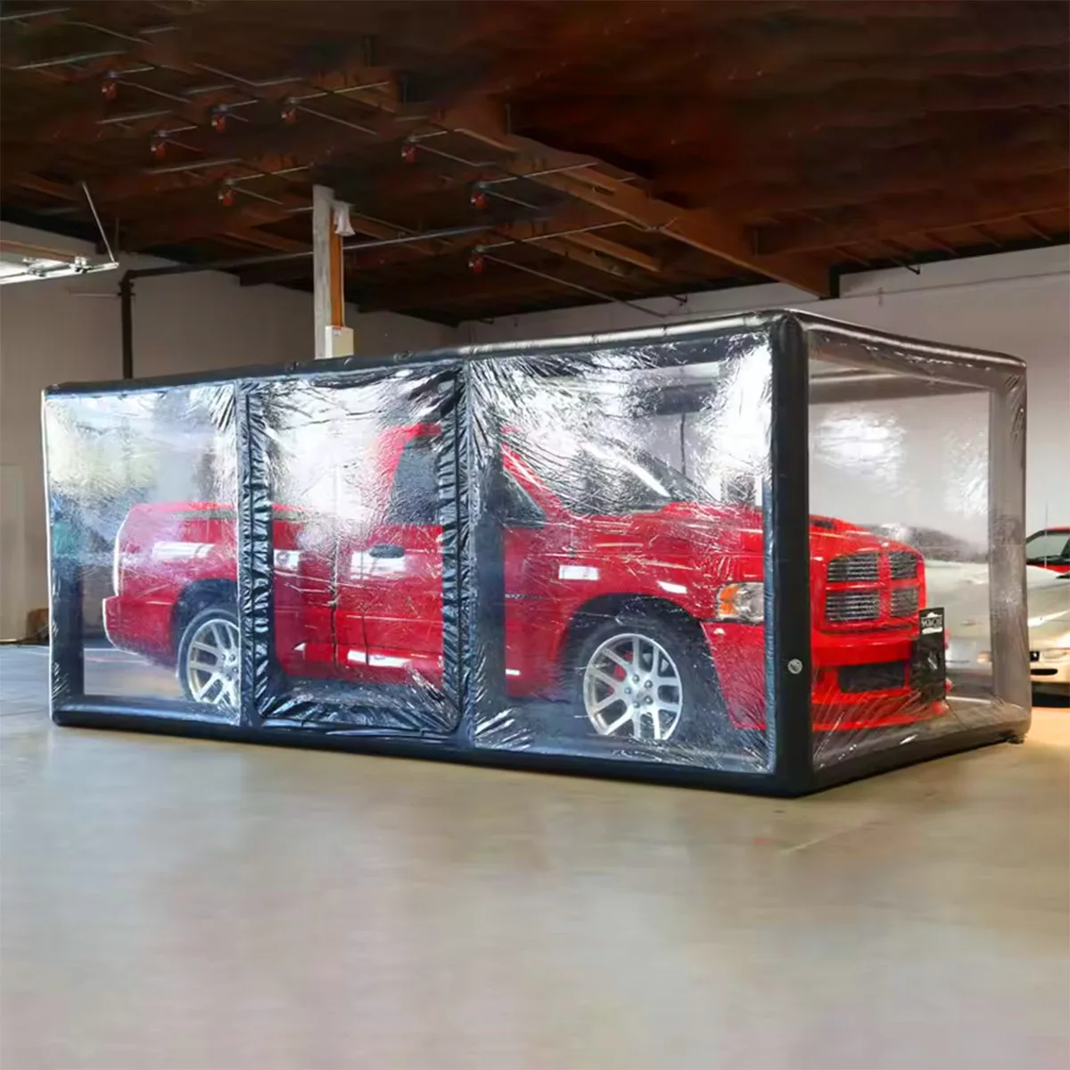 Clear Waterproof Show PVC Airtight Blow Up Capsule Shelter Portable Transparent Inflatable Garage Tent Car Cover
