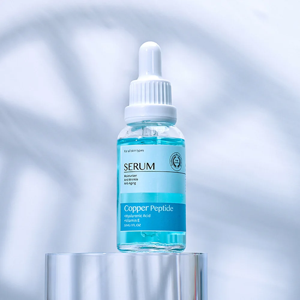 Factory Price Improves Skin Texture&Tone Anti-Wrinkle Deep Hydrating Copper Peptide Face Serum