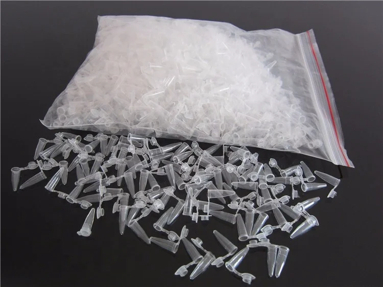 Virgin Polypropylene Culet Convex Cover Plastic 8 Strip PCR Tube Strip Lab Centrifuges Tube