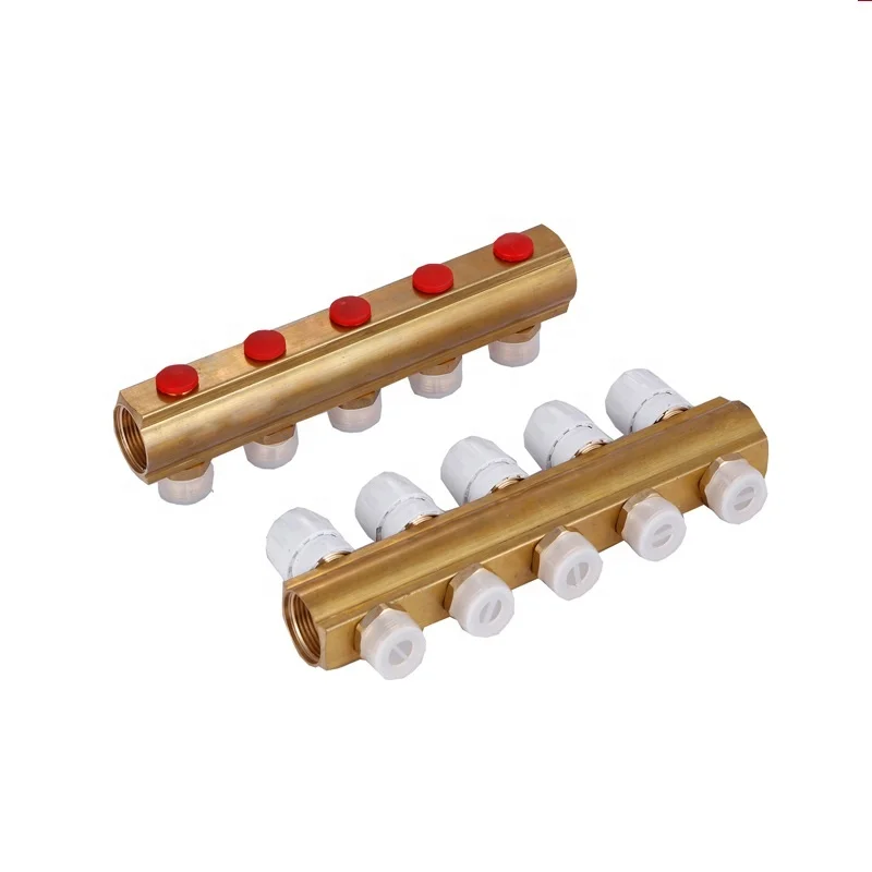 2-12 zones High quality hydraulic brass separator outlets water distributor manifold collector