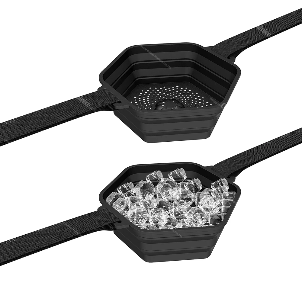 Eco friendly products 2024 bathing cooling equipment silicone shower foldable cooling shower ice bath