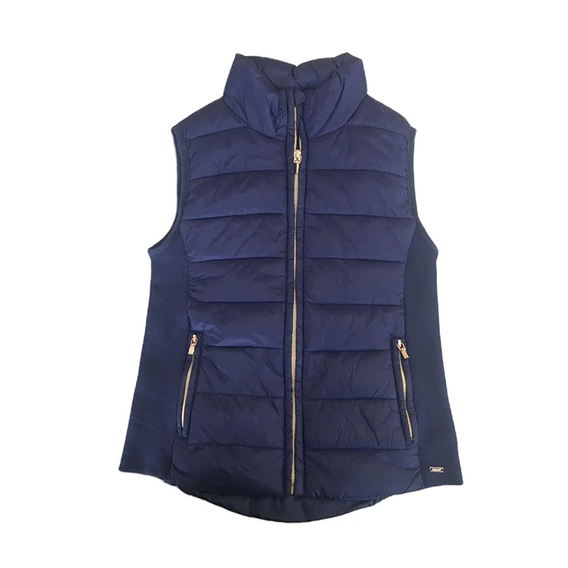 
Sedex hot sales fashion children padding vest hooded jackets warm softshell sleeveless jackets 