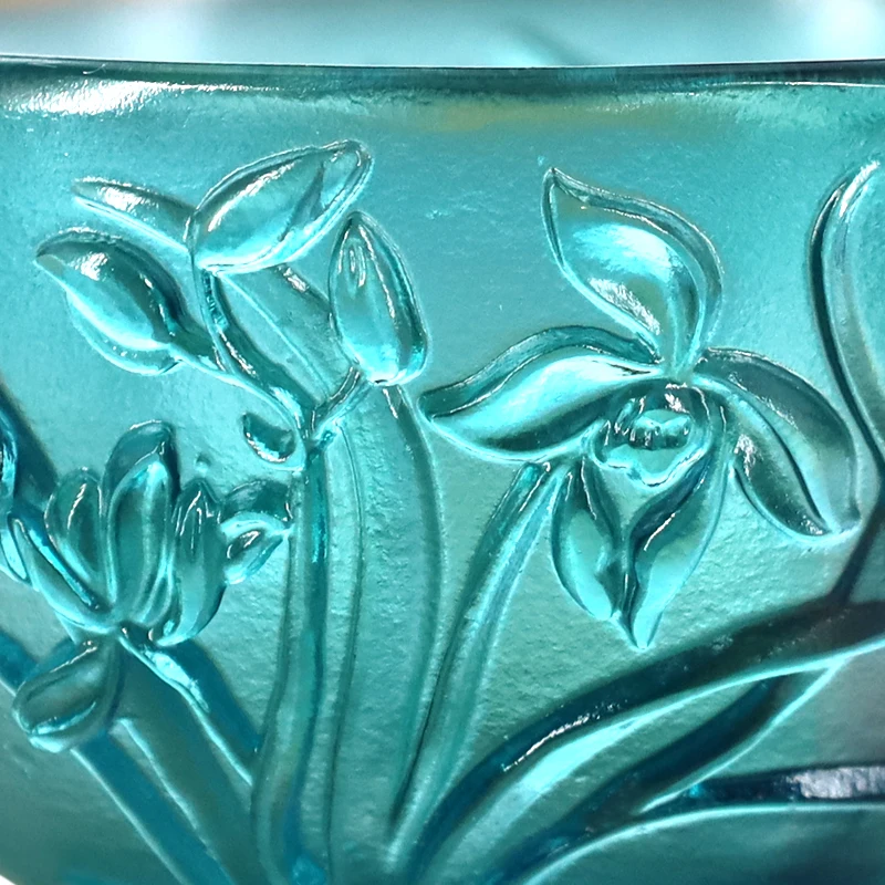 Wholesale Luxury Crystal Tea Cup Carvings For Home Usage Natural Tea Cup