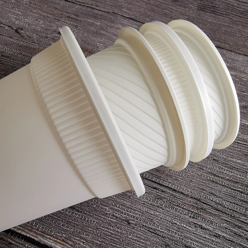 Disposable Eco-friendly PLA coated drinking cups biodegradable corn starch cup for hot drink