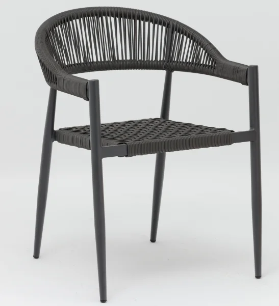 Уличная мебель под заказ, уличная веревочная мебель, веревочные стулья для кафе