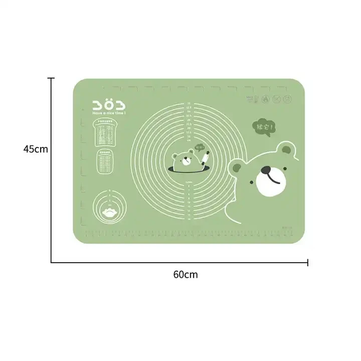 Silicone Kneading Pad Food-grade Household Silica Gel Face Thickened Dumpling Chopping Board Plate Rolling
