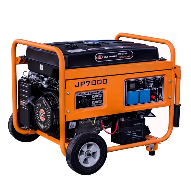 China Factory 100% Copper Wire Gasoline Engine Generator 3kw 3kva Portable Gasoline Generator Manual With Wheels