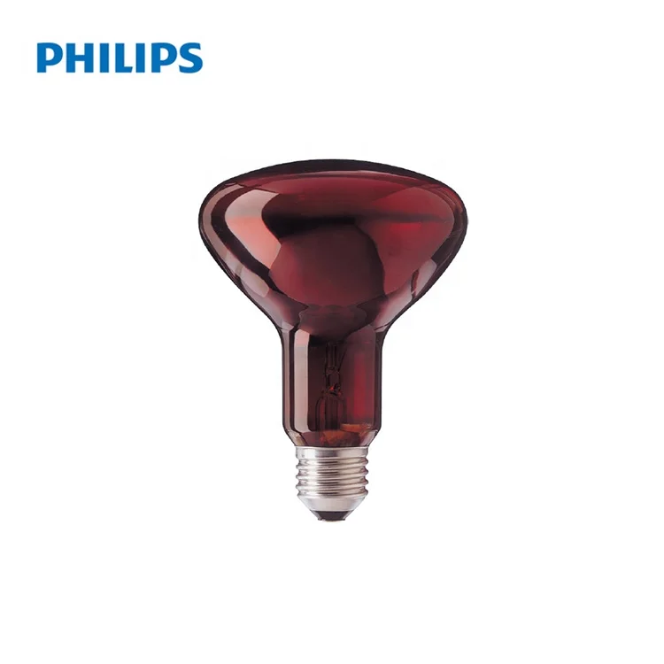 Инфракрасная тепловая лампа накаливания Philips E27 для физиотерапии красный свет