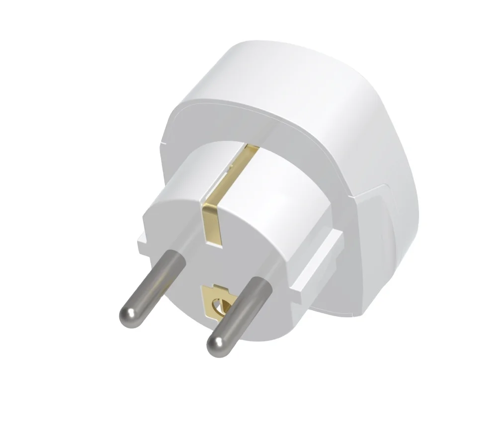 Великобритании ЕС Вилки питания конвертер 2 штыревая розетка адаптер для