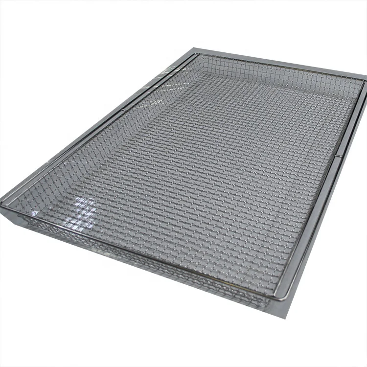 SS304 316 Stainless Steel Wedge Wire Screen Filter Mesh Building Mesh Sheet Steel Wire Mesh