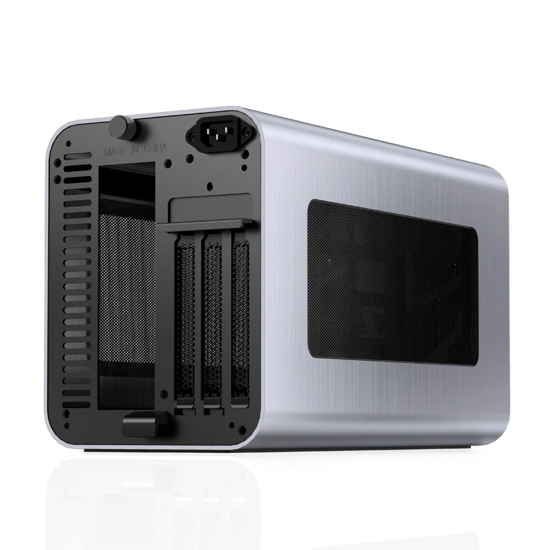 JONSBO V11 Pull-out structure Standing and lying Double side ventilation Comes with 14CM fan Aluminum Mini ITX Case