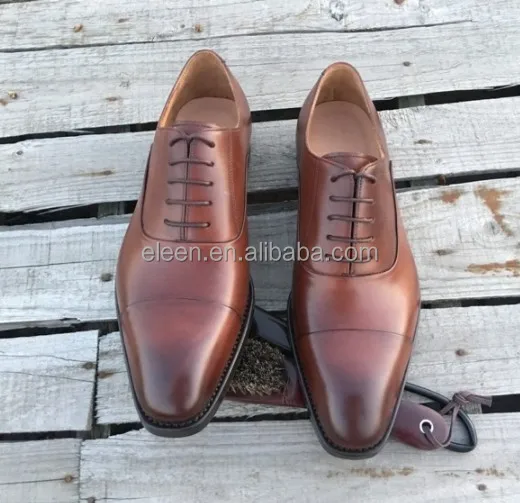
OEM Handcrafted design men official formal Oxfords fashion good dress genuine leather shoes 
