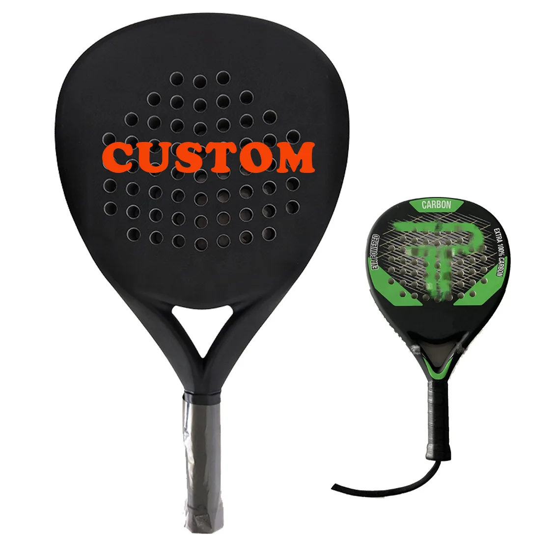 Модные 3D маркировки пляжного тенниса Ракетки Углеродного Волокна стекловолокна внутри EVA ракетки толщиной 38 мм