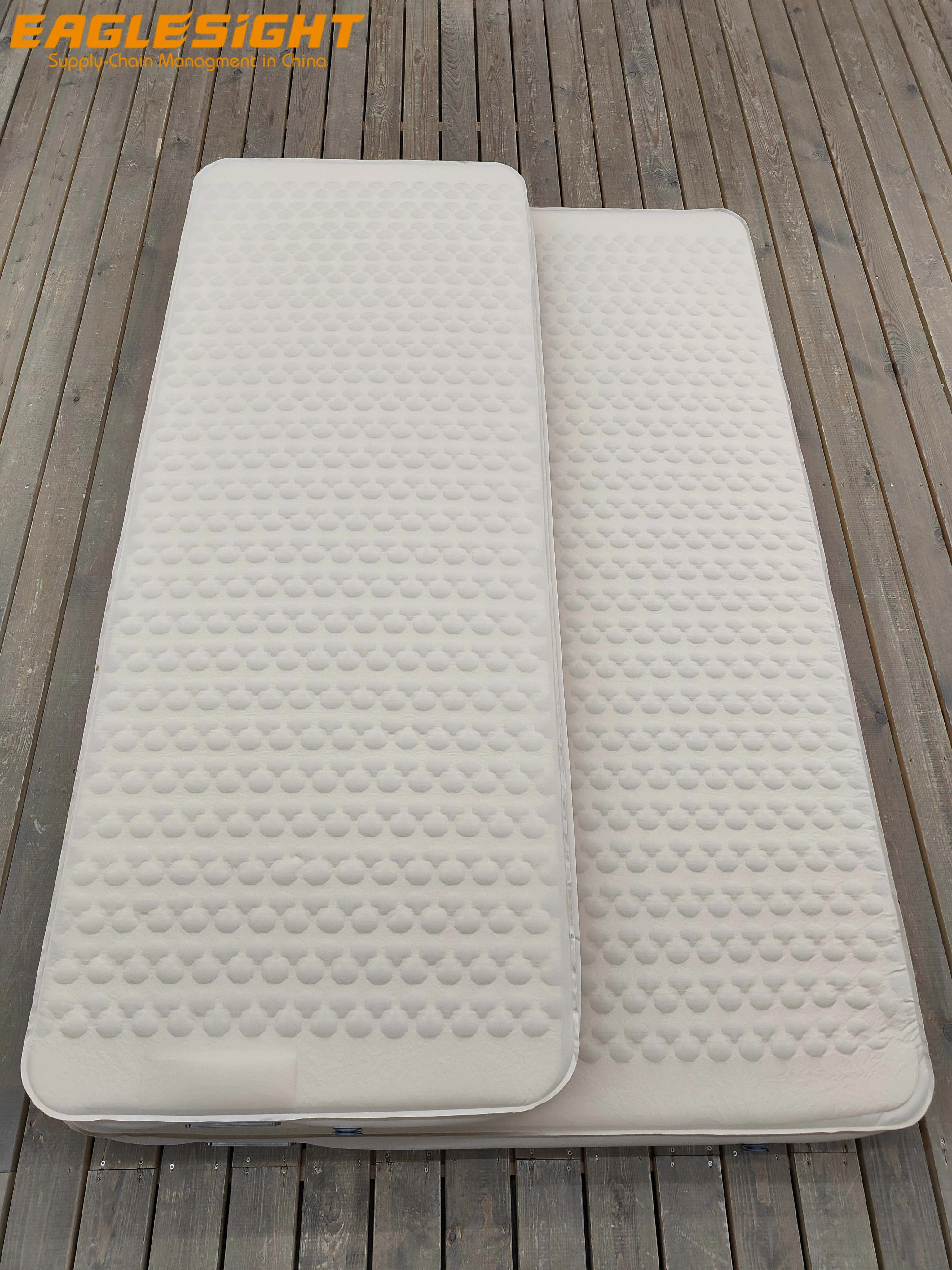 Factory Price Double Self-Inflating Sleeping Pad Easy-to-Store Folding Mat with Air Pump Durable 30D TPU Inflatable Air Mattress