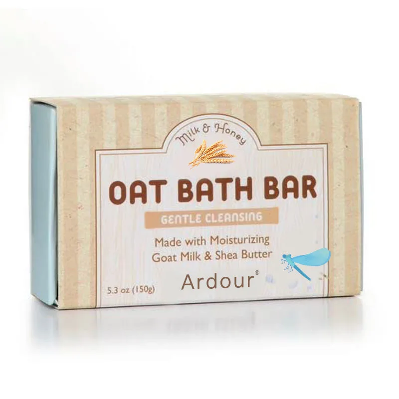 Oat Bath Bar Baby Soap Goat Milk Shea Butter and shampoo johnson baby shower soap favors skin whitening bath soap for babies