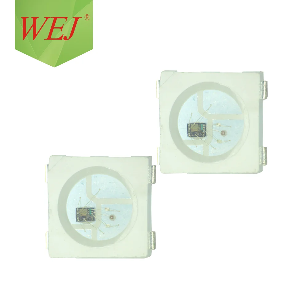 WEJ RoHS Factory IC buit-in 3535 RGB smd led 3.5mm 3-3.4v diode