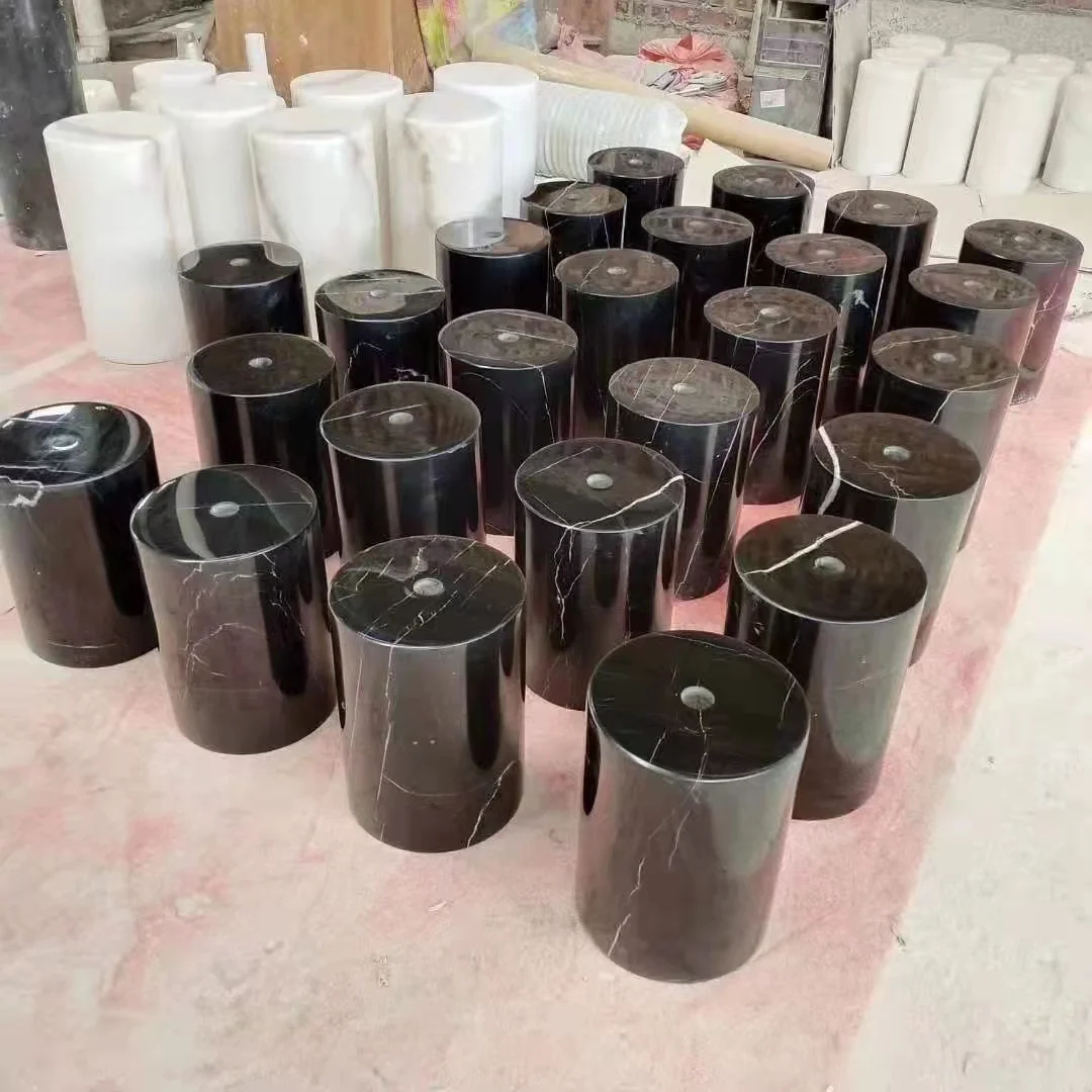 Runxi Luxury end table design small marble base round side table for living room furniture