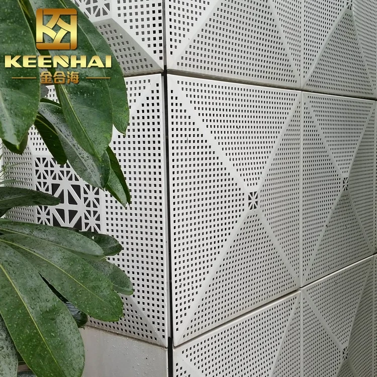 Decorative Facades Panel Perforated Outdoor Aluminum Facade Panels