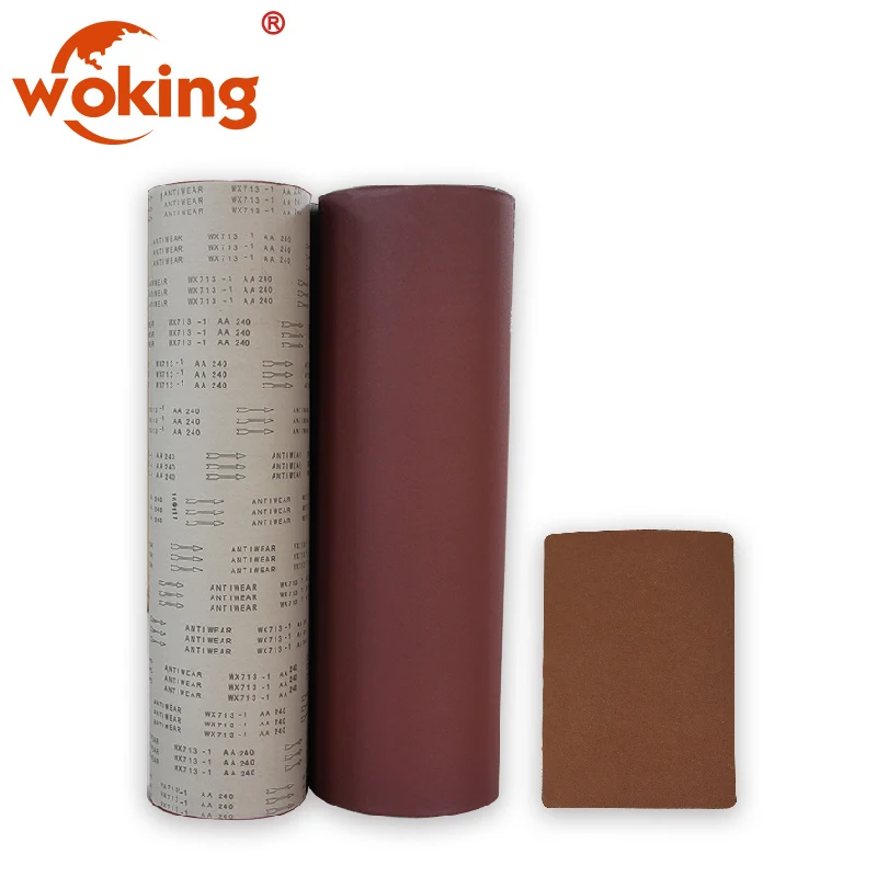 Aluminium oxide abrasive cloth roll for flap wheel