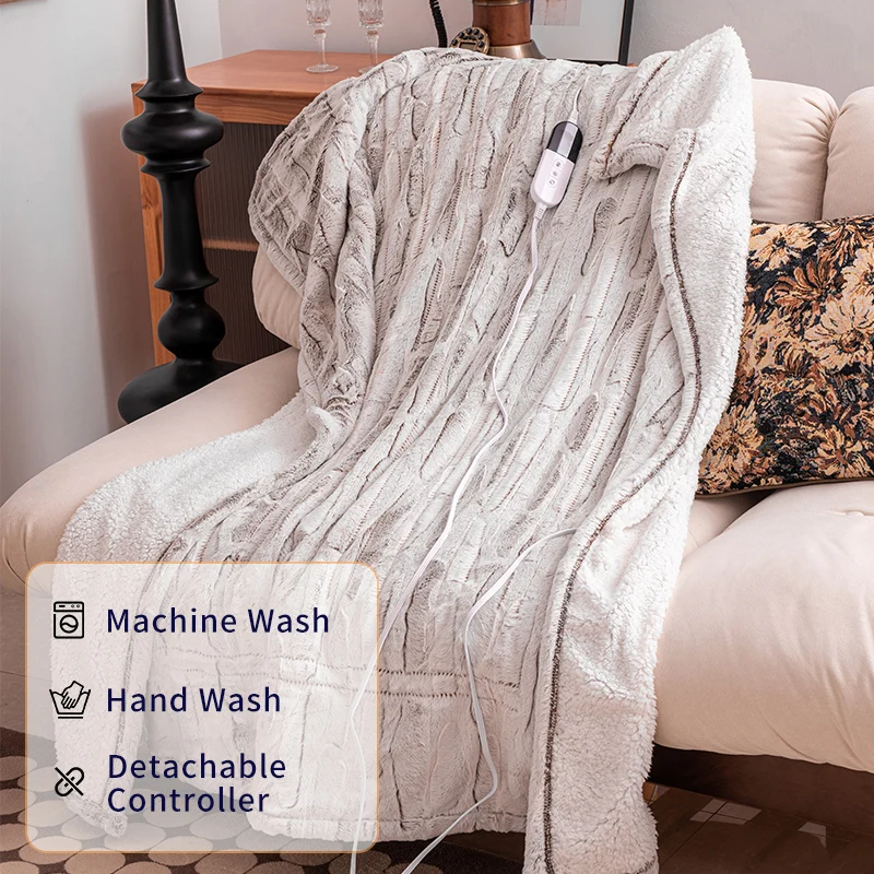 Portable Electric Heated Blanket Constant Temperature Heating Wire Comfortable Stable-UK/US Household Use Limited Time Discount