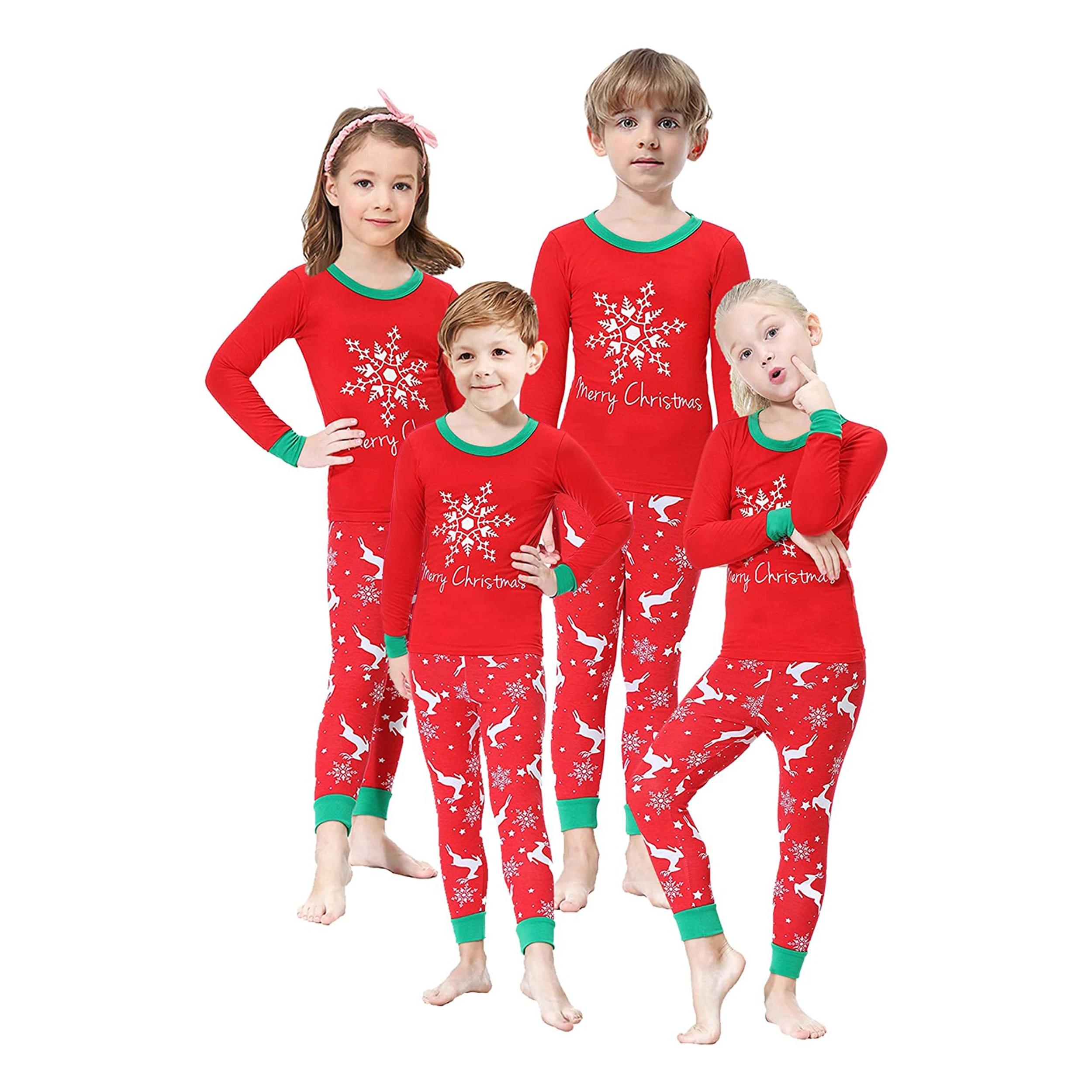 2021 Wholesale Christmas Family Printing Holiday Party Pajamas