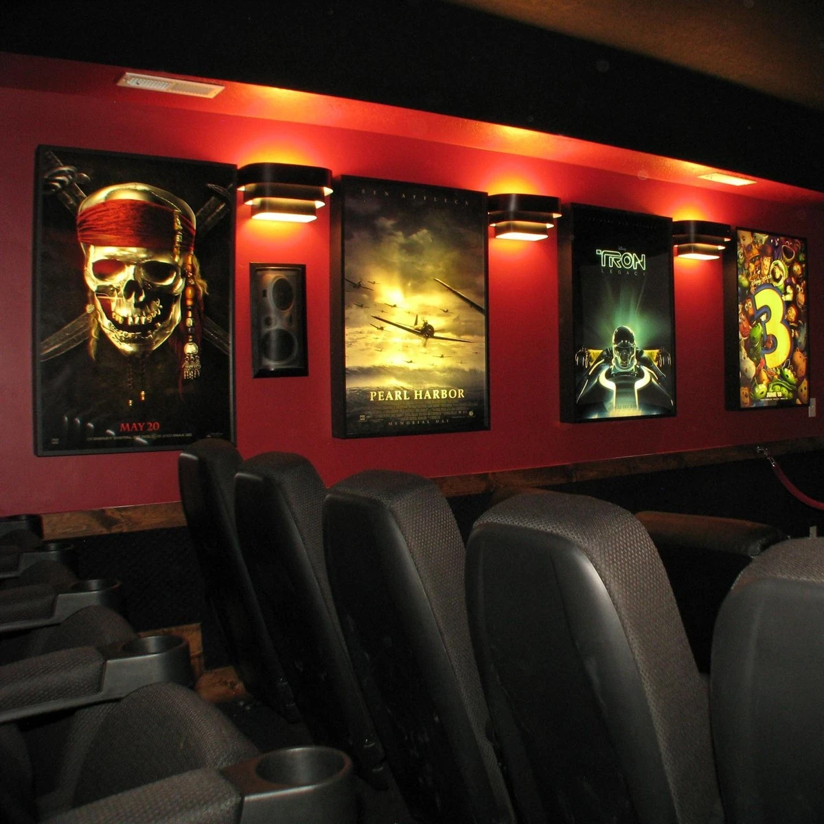 single sided wall mounting aluminum frame cinema poster light box