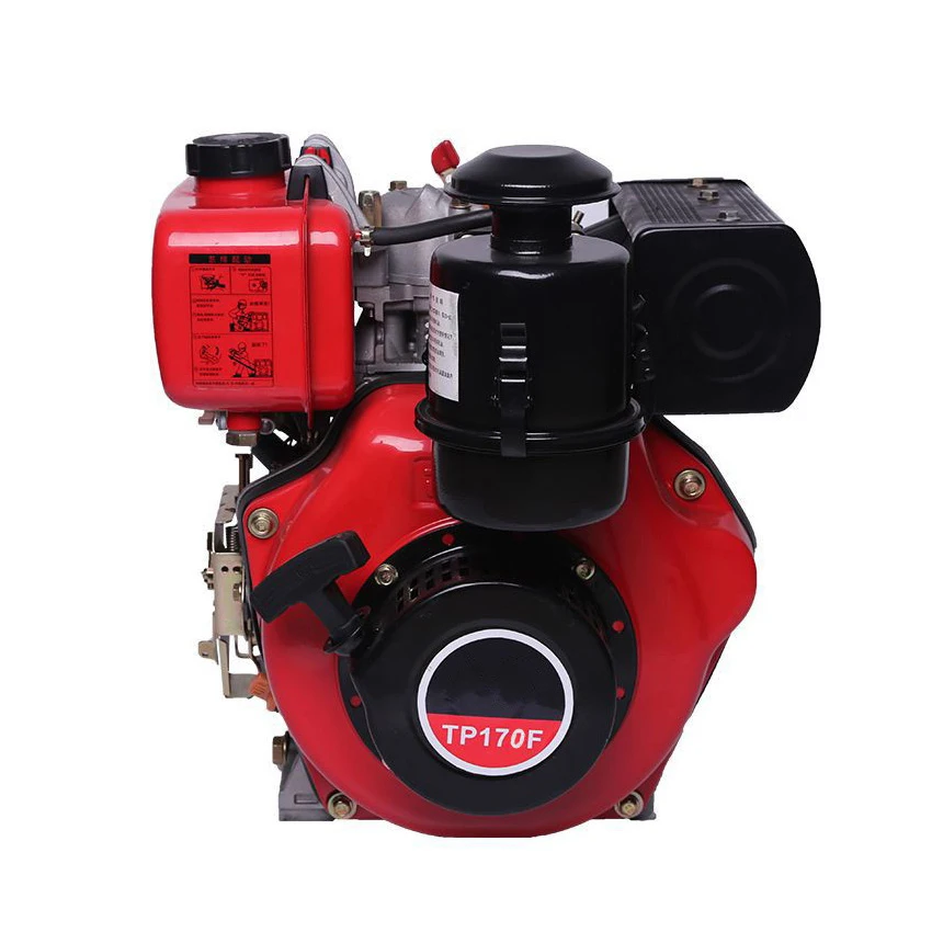 TP170F 4HP 2800W Power 211cc 2.5L Single Cylinder Small Diesel Engines For Sale