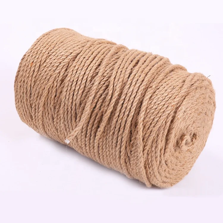 Good Quality 6mm Natural Jute Sisal Cat Rope for Cat Tree Tube