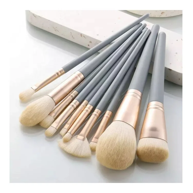 Makeup set brochas de maquillaje goat hair brushes foundation powder contour eyeshadow make up brushes brochas para maquillaje