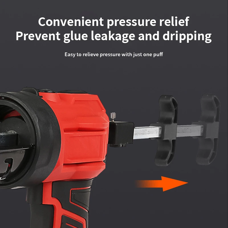 Electric Cordless Caulking Guns with LED British & American Standard Chargers Power Caulking Tools