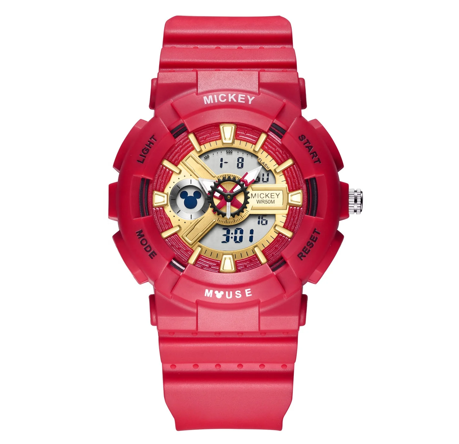 New Stylish Disney Chronograph Water Resistant Digital Sport Wrist Watch