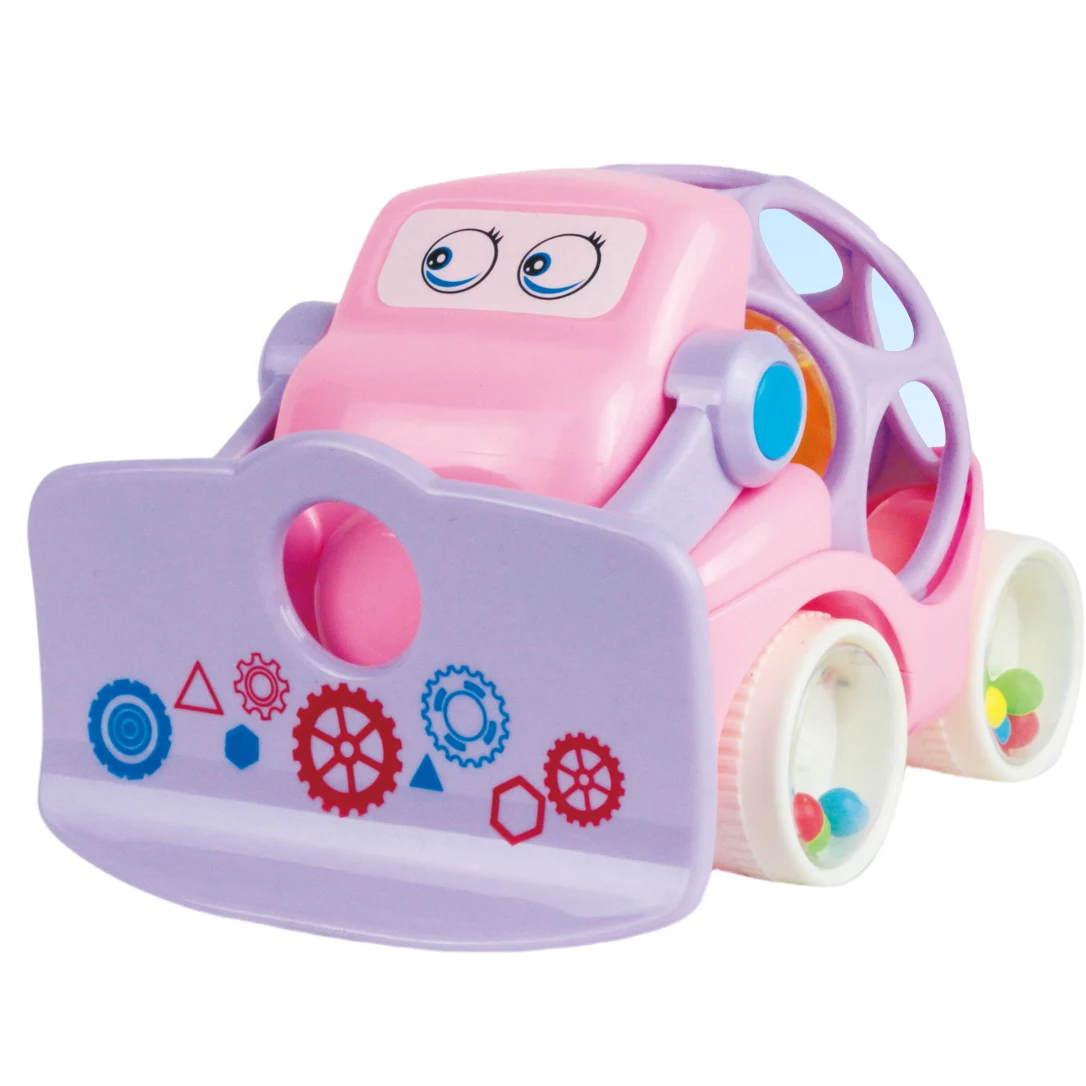 Wholesale Baby Hand Grasping Toy early Educational Rattle Roll Car Cartoon Infant Toys kids baby toys