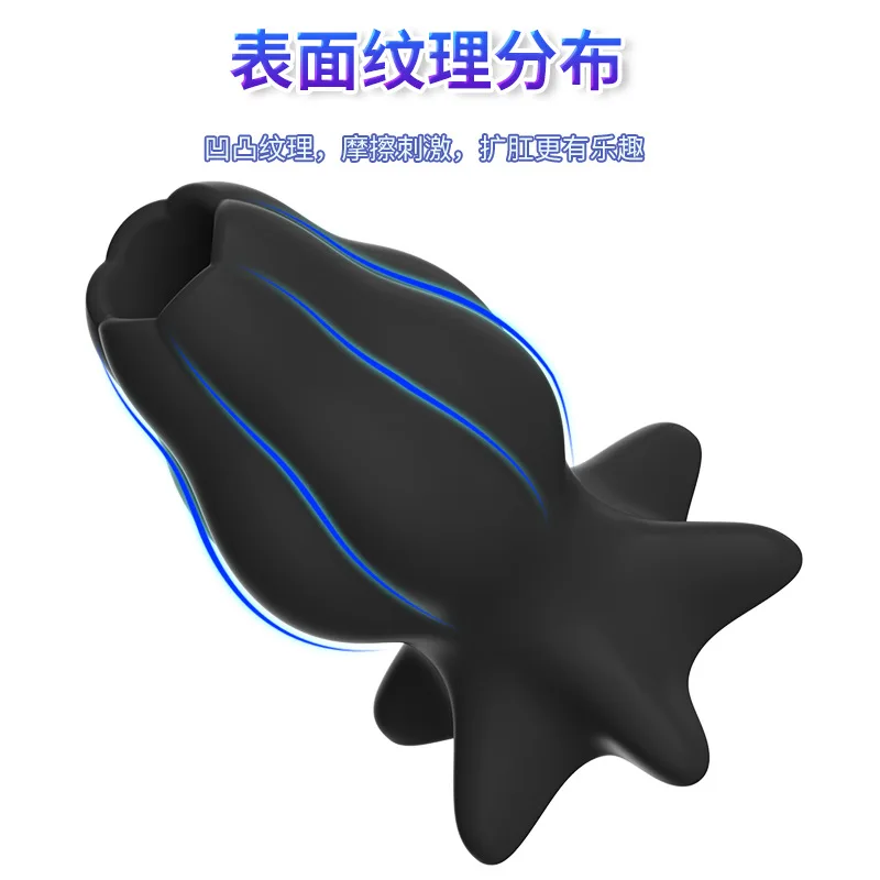 New Hollow Anal Plug Silicone Anal Dilator Soft Big Butt Plug SM Adult Sex Toy For Women
