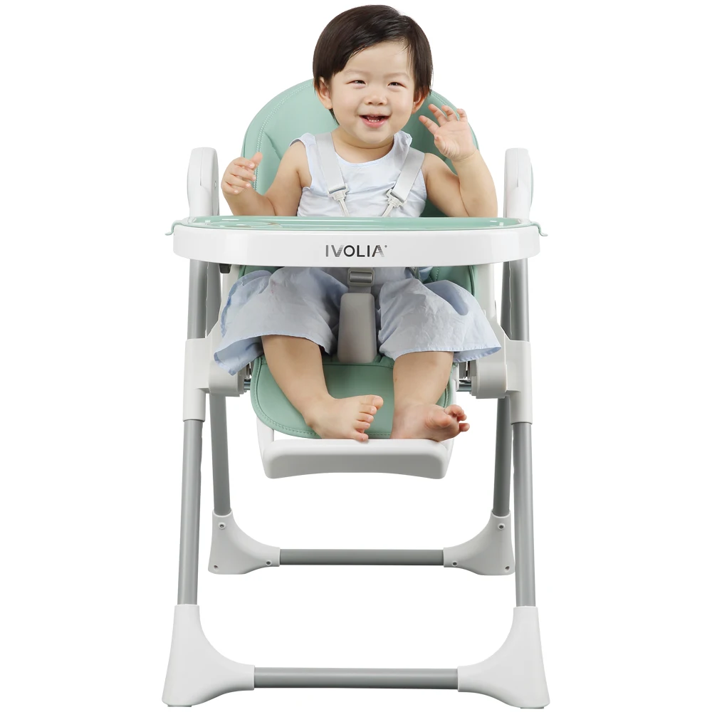 ASTM F404 Restaurant Infant Multifunctional Feeding modern Sales Popular Plastic fast folding Baby High Chair