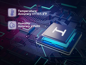 BALDR Wi-Fi Weather Station Hub Real Time Weather Forecast Temperature and Humidity Smart Thermometer Hygrometer