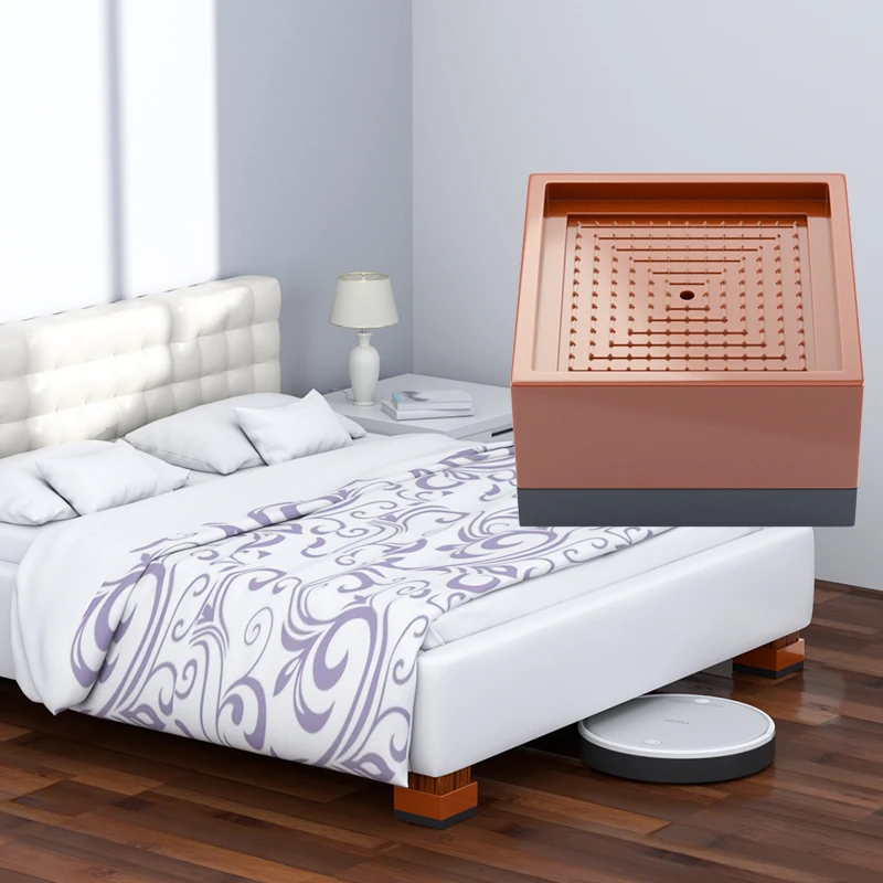 Heavy-Duty Double-Layer Plastic Furniture Protector with Adjustable Foot Pads Storage Holders & Racks for Sofa Coffee Table Bed
