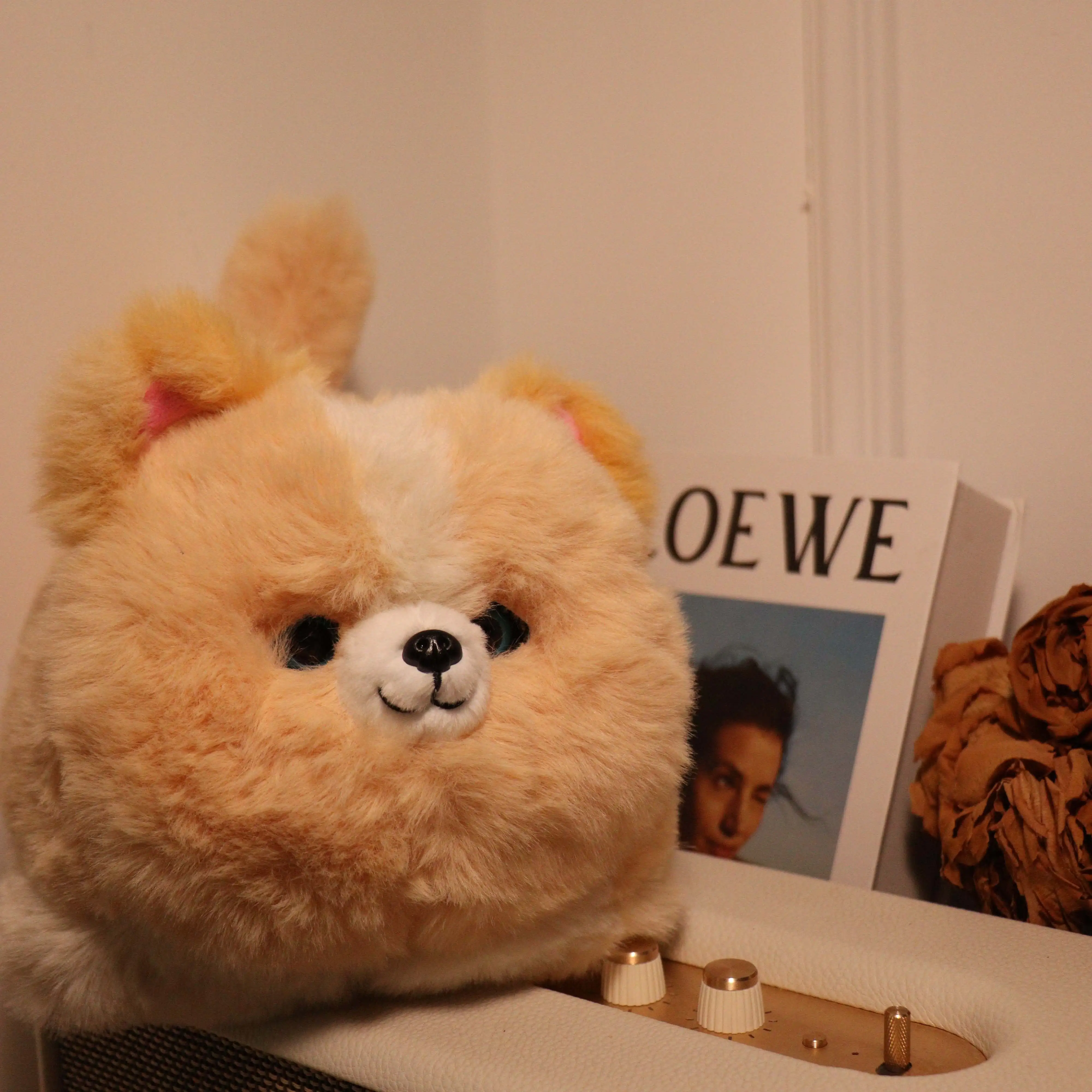 Hot Sale	soft best seller big size unattribute plush sound Embraced Corgi Dog talking toys stuff toys electronic plush toy