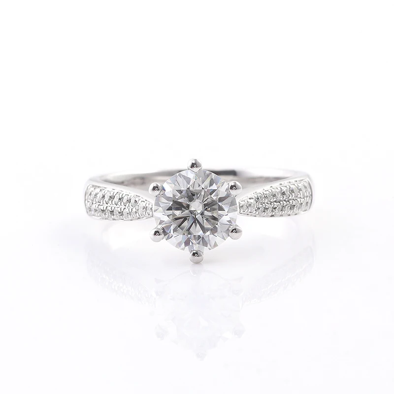  Provence gem platinum pt950 much sparkle 2.0ct lab grown moissanite engagement wedding