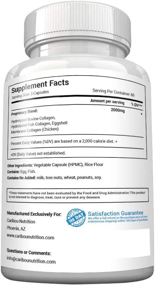 Source Manufacturer-Supported Collagen Capsules Adult Vitamins Pills Not for Children and Newborns