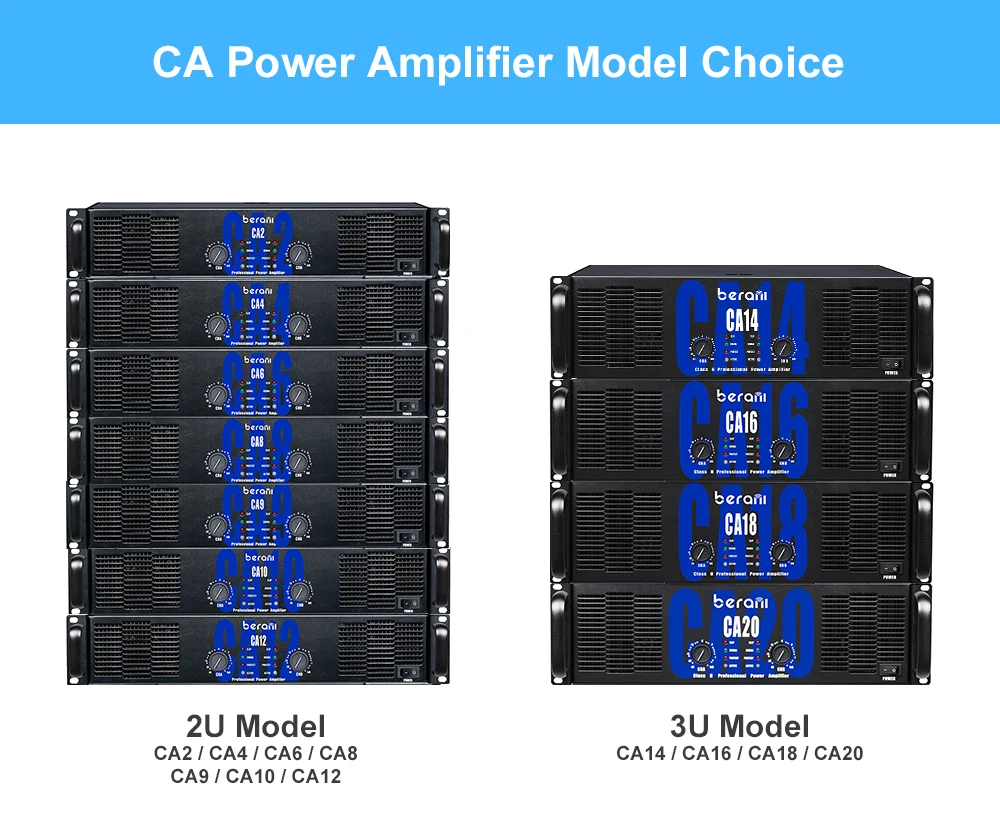 Berani CA9 professional power amplifier audio power amplifiers