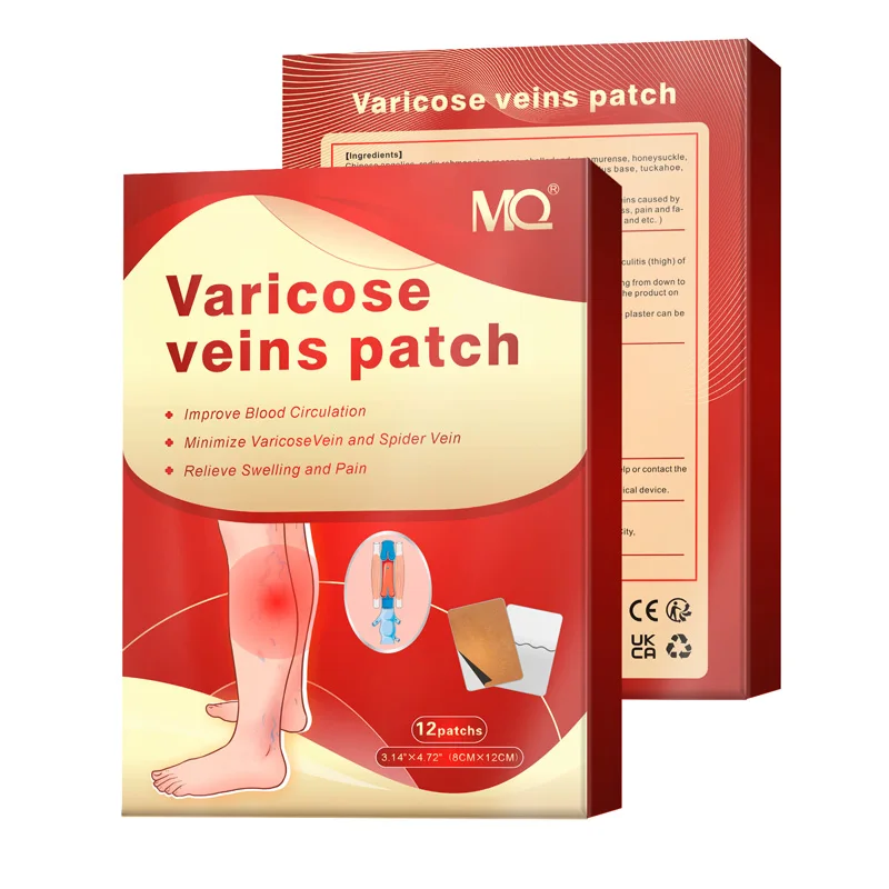 Minimize Varicose Vein and Spider Vein 12pcs/box MQ Varicose veins patch for Improve Blood Circulation