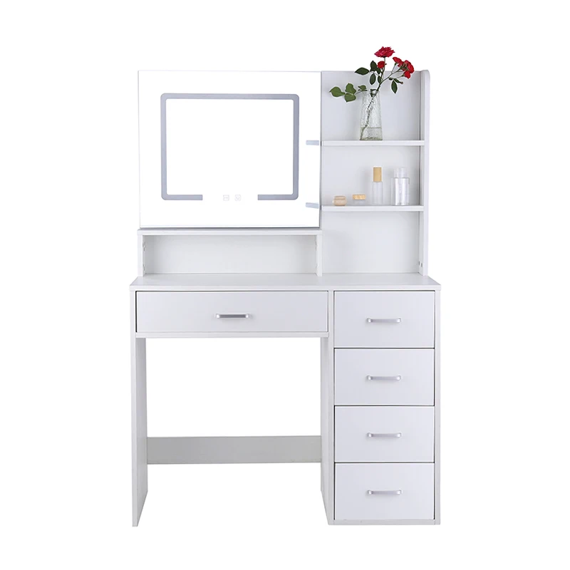 Professional Supplier White Mirror and Lights3 Lighting Modes  Makeup Vanity Desk, Dressing table ,for Bedroom