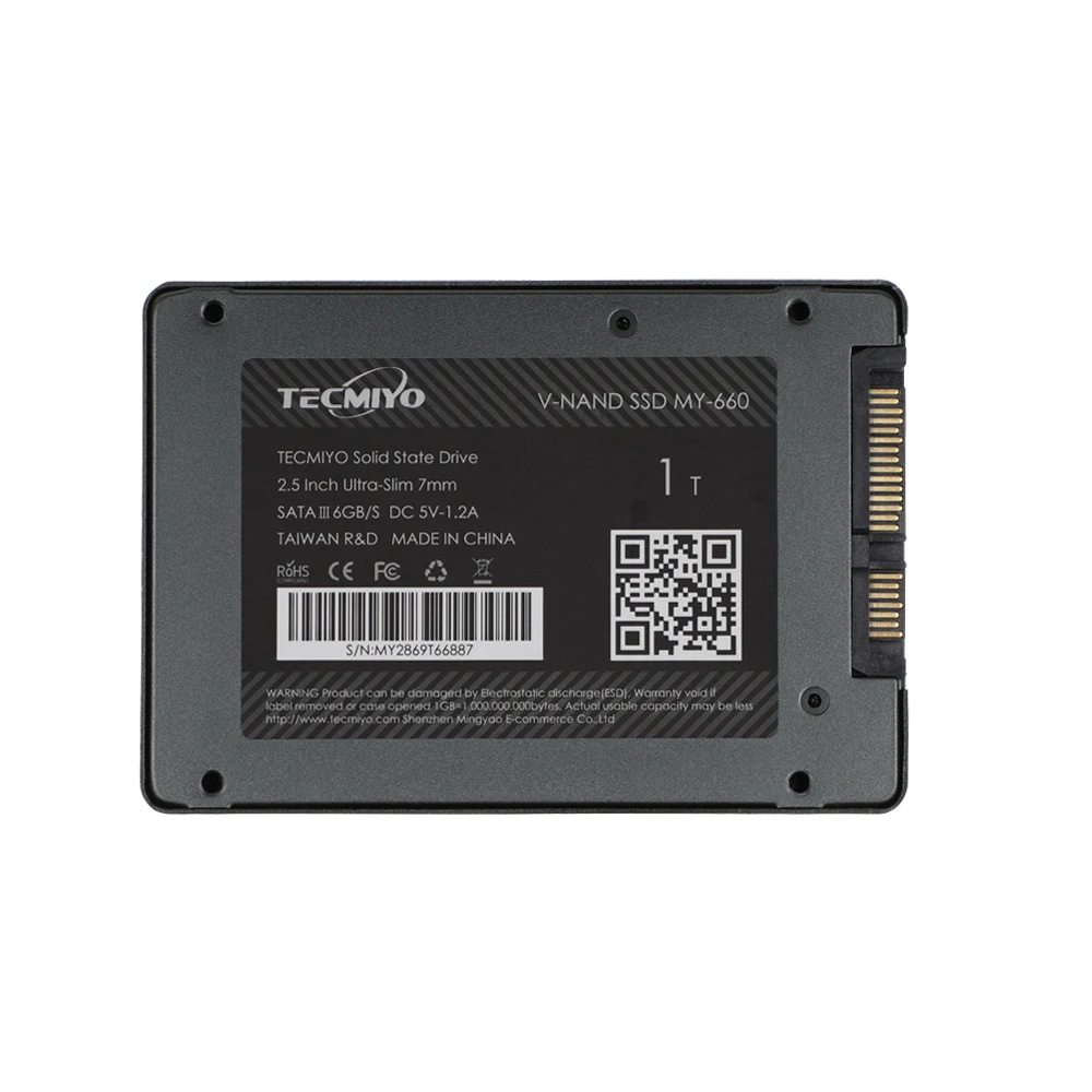  SSD жесткие диски 1 ТБ Внутренний твердотельный диск Жесткий SATA 3 2 5 дюйма ноутбук Настольный
